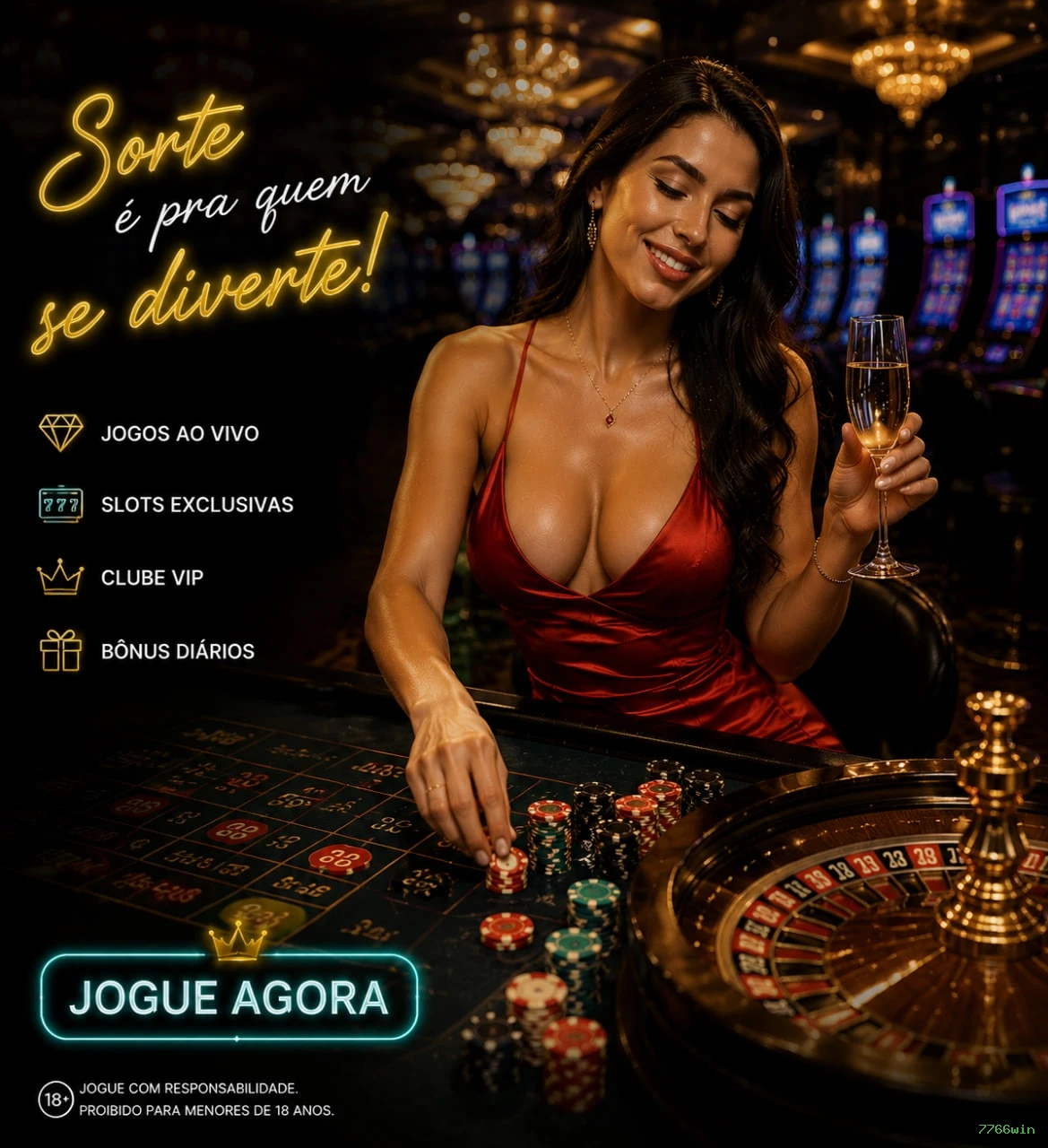 Slots online da 7766win com jackpots progressivos